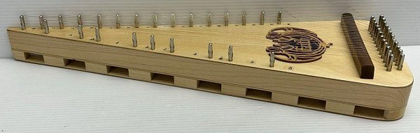 A Dave Lucas psaltery with the second back 'resonator' attachment. Click for bigger photo.
