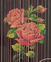 One example of the rose decal that gave Hopf autoharps and zithers their 'Rosen' nickname before the Musima takeover.