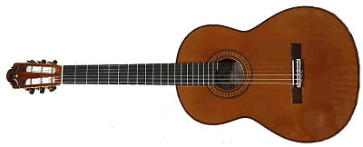 a Dieter Hopf La Portentosa Grande Furiso Guitar.  Click for bigger photo.